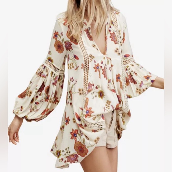 Free People Just The Two of Us Tunic • Dress Med - Picture 2 of 16